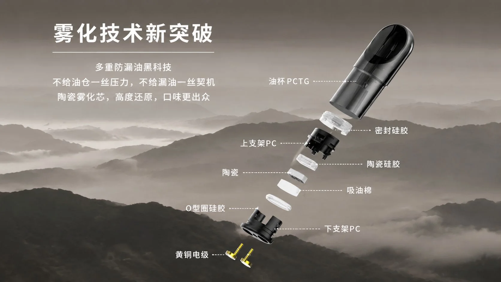 可逸FREE系列绿意雾化技术
